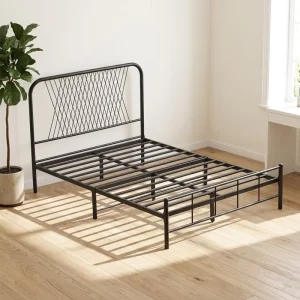 Metal Bed Steel Princess Bed Steel Iron Apartment Hospital Double Thickened Bed Frame Disassembly