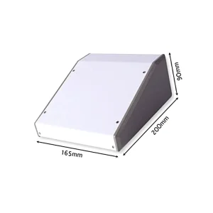 Metal Box Steel White Extrusion Diy Industrial Metal Box Iron Box Amplifier Enclosure 200*90*165mm CM1