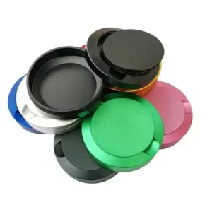 Metal Can with Screw Lid Child Resistant Tin Box Packaging Small Empty Custom Printed Round