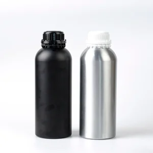 Metal Car Care Packaging Aluminum Fuel Additive Bottle 1000ml