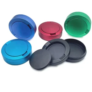 Metal Container Knurled Aluminum Snus Can Snus Tins Snus Box Container