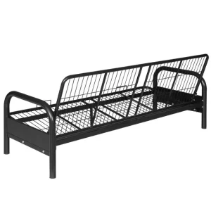 Metal Day Bed Wrought Iron Sofa Cum Foldable Frame Folding Double Sofa