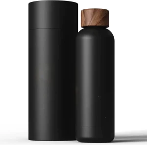 Metal Drinks Bottle Stainless Steel Water Bottle 500ml Double Wall Vacuum Insulated Flask Leakproof Water Bottles