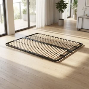 Metal Folding Bed Frame Wooden Metal Queen Bed Frame