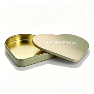 Metal Gift Tin Box with Handle Custom Printed Portable Container for Toys, Food Sets, and Stationery