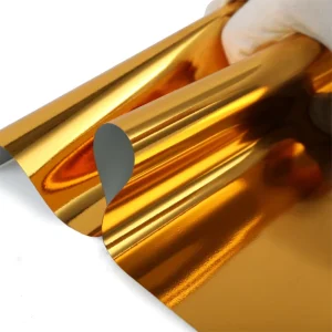 Metal Lettering Film Rainbow Hot Stamping TPU Metallic Foil Film Heat Transfer High Temperature for Textile Clothing