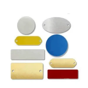 Metal Plates Custom Laser Engraving Printing Etching Logo Laser Cutting Metal Blanks Metal Nameplates