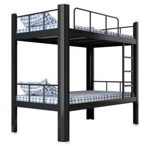 Metal Storage Knock Down Bed Steel Dormitory Bed Hostel Furniture Bunk Bed Lit Superpose Hochbett