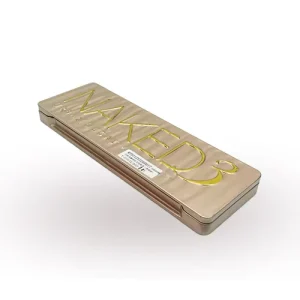 Metal Tin Airtight Cosmetic Box Portable Tinplate Case for Eyeshadow Eyelash Loose Powder Perfume Makeup Storage