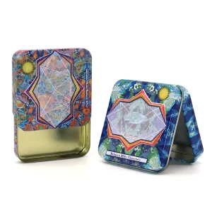 Metal Tin Boxes Packaging Custom Logo Square Slide Mint Candy Mini Tin Boxes