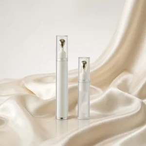 Metal Tip Head PP Plastic Airless Eye Cream Bottle with Pump OEM 8ml & 20ml