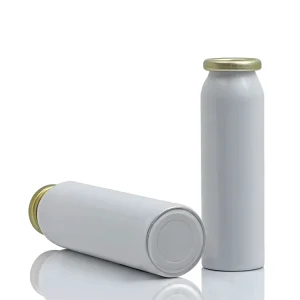 Metal White Aluminum Aerosol Spray Can Medical Use Aerosol Bottle Packaging 15ml 25ml 30ml