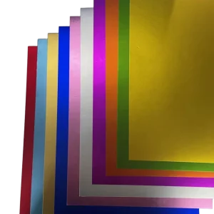 Metallic 8.5″ X 11″ Metallized Single Foil Mirror Cardmaking Paper Sheets for DIY Crafting Photo Frame Invitation Decorations