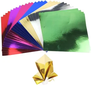 Metallic Foil Paper Sheets for Arts and Crafts