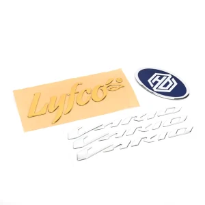 Metallic Gold 3D Soft Labels Glossy PVC Silk Screen Printed Patches For Fashion Apparel Premium Texture Nameplate Alternative