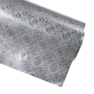 Metallic Gold Foil Printed Gift Wrapping Paper Roll