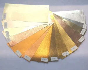 Metallic Gold Hot Stamping Foil for Plastic Application