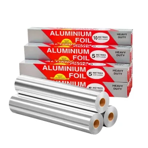 Microwave Oven-Safe Food Grade Aluminum Foil for Food Packaging Reheating and Defrosting