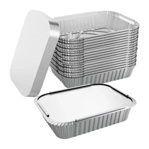 Middle East Hot Selling Disposable Fast Food Takeaway Aluminum Foil Container OEM Custom Tin Foil Box air Fryer Foil Trays