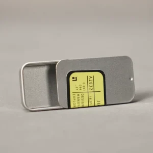 Mini Rectangular Slide-Lid Tin Box for Candy Pills Coins Soap