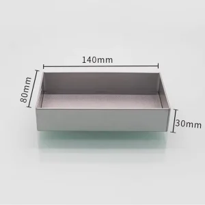 Mini Recyclable Airtight Tinplate Storage Container Small Metal Box