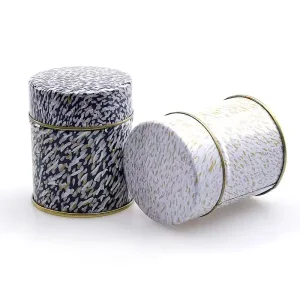 Mini Round Metal Tea Tin Can Small Coffee Tin Jar Factory
