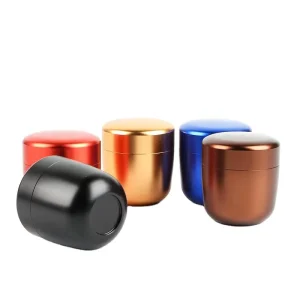Mini Sealed Aluminum Cosmetic Cans Empty Tea Spice Bottles Face Cream Environmentally Friendly Anti Drop Empty Metal Containers