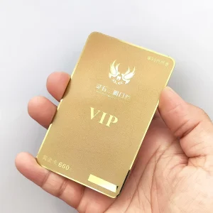 Mirror Polished Stainless Steel Metal Card Laser Engraving Custom VIP Loyalty Membership Business Card