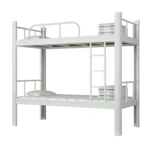 Modern Double Decker Bunk Bed Metal Bunker Bed for Adults for School Dormitory Hotel