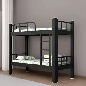 Modern Double layer Metal Bed Children’s Dormitory School Furniture Used in Bedrooms Hospitals and Apartments