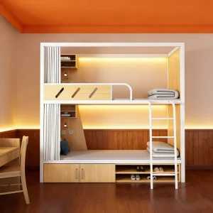 Modern Durable Four-Person Metal Dormitory Bed Space Capsule Design for School Hotel Apartment Bedrooms