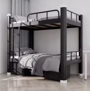 Modern Durable Steel Iron Metal Adjustable Bunk Bed Bunk Double Bed Adult Metal Bed Frame for School Warehouse