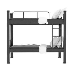 Modern Factory Direct Double Bunk Bed Twin/Queen Size Bed Frame for School Dormitory Home Bedroom