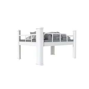 Modern Home Furniture Metal Frame Double Bunk Bed for Adults
