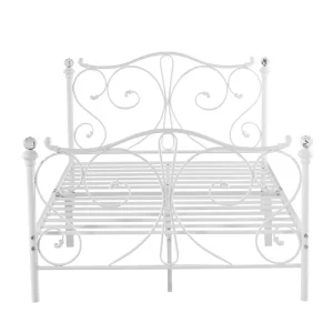 Modern Home Use Metal Beds Full Size Platform Bed Single Noise Free Adjustable Bunk Bed King Double Options Manufacturer Supply