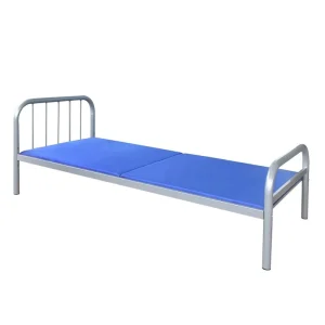 Modern Medical Hospital Bed with Spray Coated Stainless Steel Frame for Bedroom and Home Care Use
