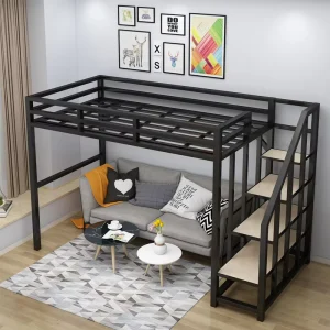 Modern Metal Bed for Adults Dorm Bed School Home Hotel Hostel Use Students Bedroom