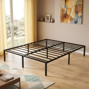 Modern Portable Metal Iron Bed Customized Size Bed Frame for Apartment Bedroom Hospital School Use Easy Assembly Heavy Duty