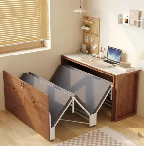 Modern Portable Steel Frame Murphy Bed with Easy Assembly Multi Sized for Office & Bedroom Furniture Lunch Break Use