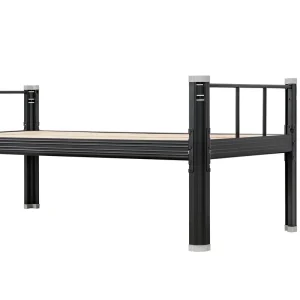 Modern Strong Metal Triple Bunk Bed for 3 People 3 Layers Steel Single Bed for Staff School Dorm Students Bunk Bed