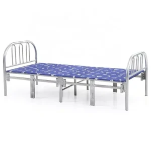 Modern single metal folding bed