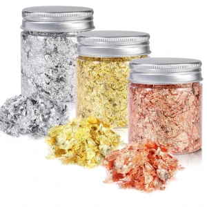 Multi-Color 3g Foil Flakes Glitter Leaf Flake Sheet Bulk Foil Paper for Epoxy Resin DIY Crafts