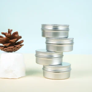 Multi Functional Empty Round Metal Cans Aluminum Jar for Storage Cosmetic Cream Metal Tins