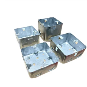 Multi-Gang Galvanized Steel Silver Gang Box with Concentric Knockouts Welded Electric Metal Box