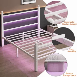 Multi Layer Metal Bunk Bed Frame Triple Steel Bed For Dormitory