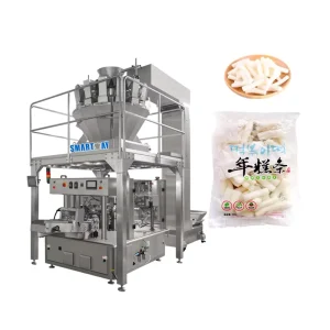 Multi function SW PL6 Automatic Weighing Filling Rice Cakes Topokki Tteok Rotary Premade Pouch Packing Machine