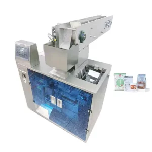 Multifunctional Automatic Vertical Granule Dry Fruit Chain Puffy Food Particle Tipping Bucket Premade Filling Packaging Machine