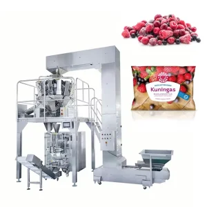 Multihead Weigher Automatic Frozen and Preserved Fruit Packing Machine with Vertical Form-Fill-Seal