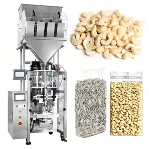 Multihead Weigher VFFS Form-Fill-Seal Packing and Thermoforming Vacuum Packaging Machine for Nuts Legumes and Grain