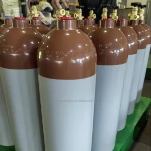 NETC High Quality 13.4L Industrial Gas Aluminum Cylinders Helium Argon Nitrogen Gas Tanks DOT CE Certificate Best Offer